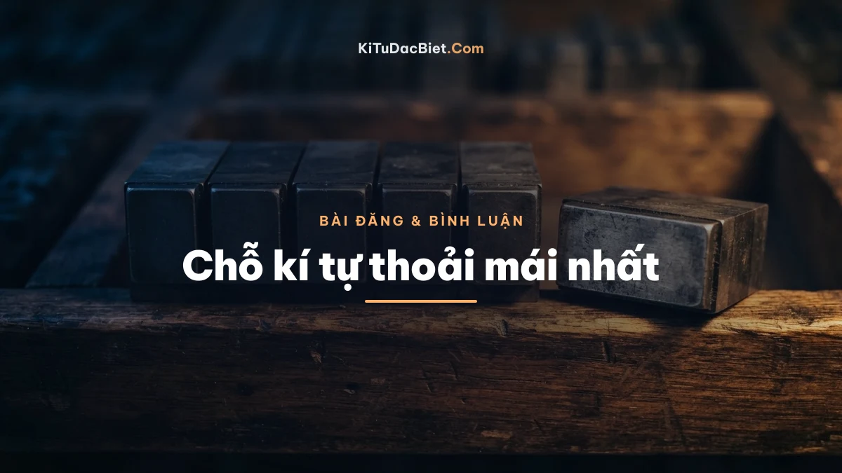 Dùng kí tự đặc biệt trong bài đăng và phần giới thiệu Facebook